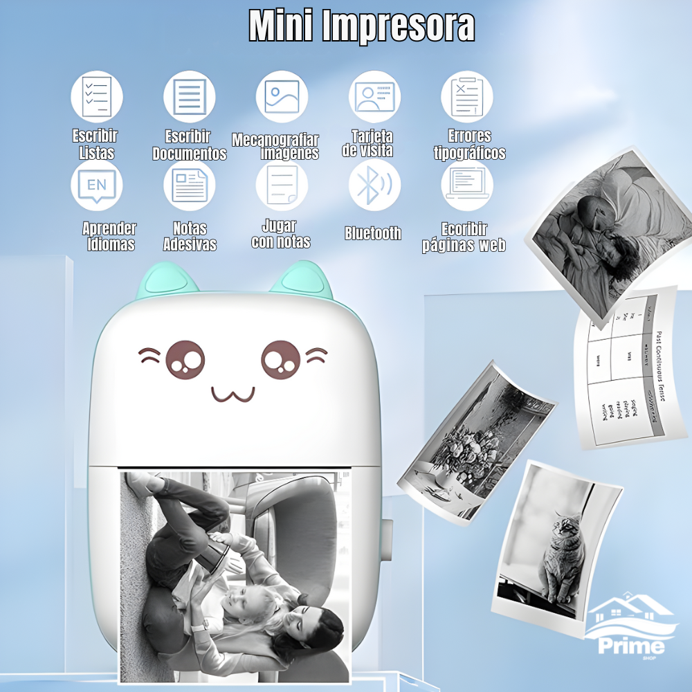 📸Mini Impresora Portátil Bluetooth InstaPrint©